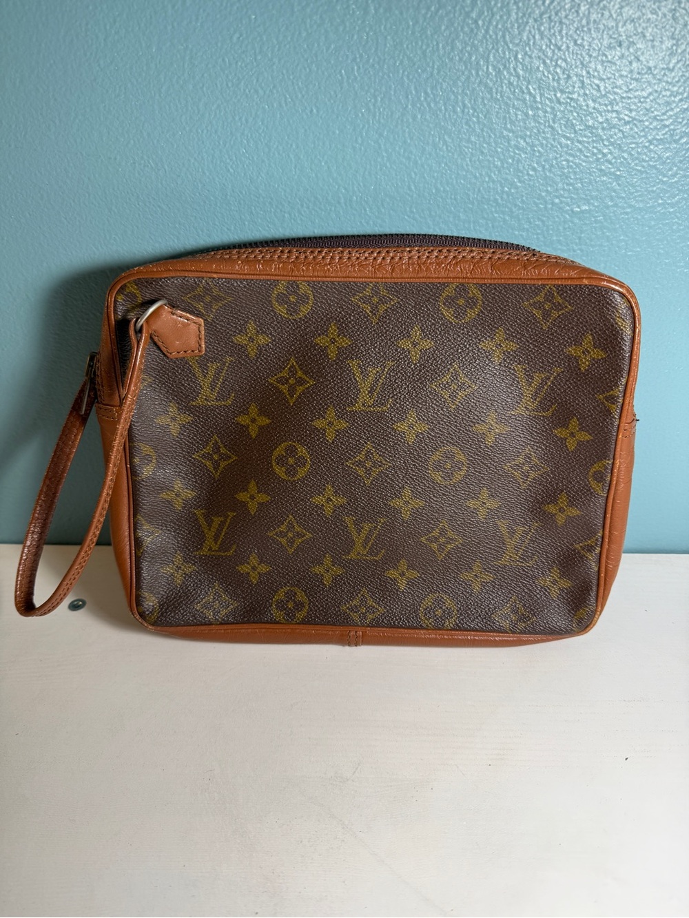 Vintage Louis Vuitton Toiletry Pouch 26 Clutch pre-1982 RARE